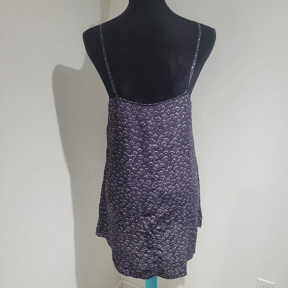 Wilfred Women's Silk Minou Patterned Slip Dress Medium Purple Girlhoodcore Y2K - Picture 7 of 11